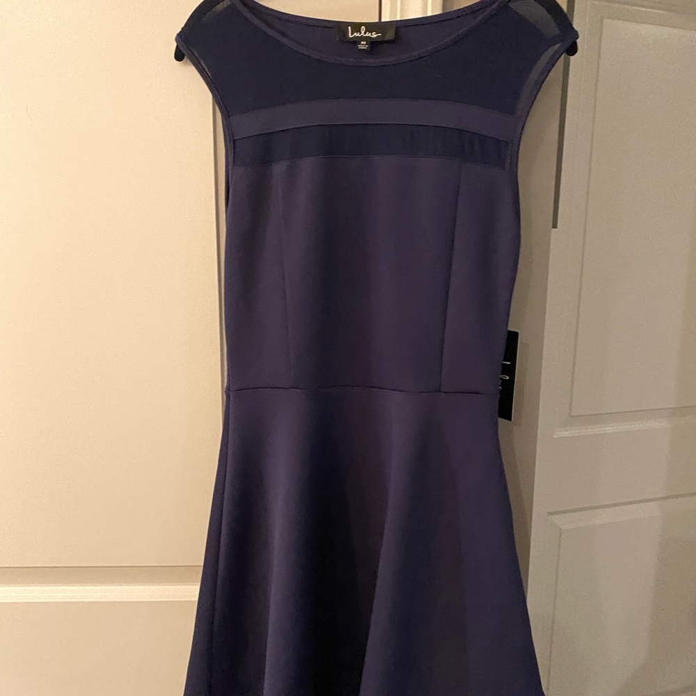 Lulus blue short dress NWT